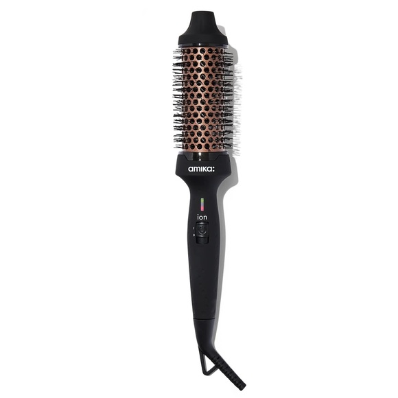 amika Other - amika Round Ionic Hot Brush in Black and Rose Gold